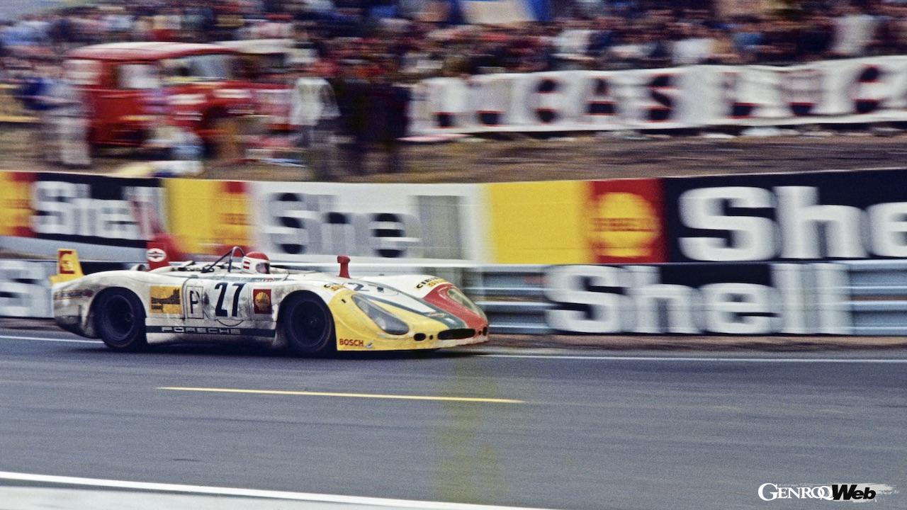 1970年のル・マン24時間レース、ポルシェ 908/02 スパイダー LHで参戦したリンス。