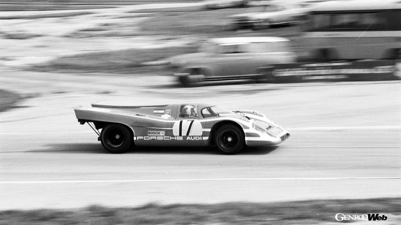 1970年のセブリング12時間レース、ポルシェ 917 KHで参戦したリンス。