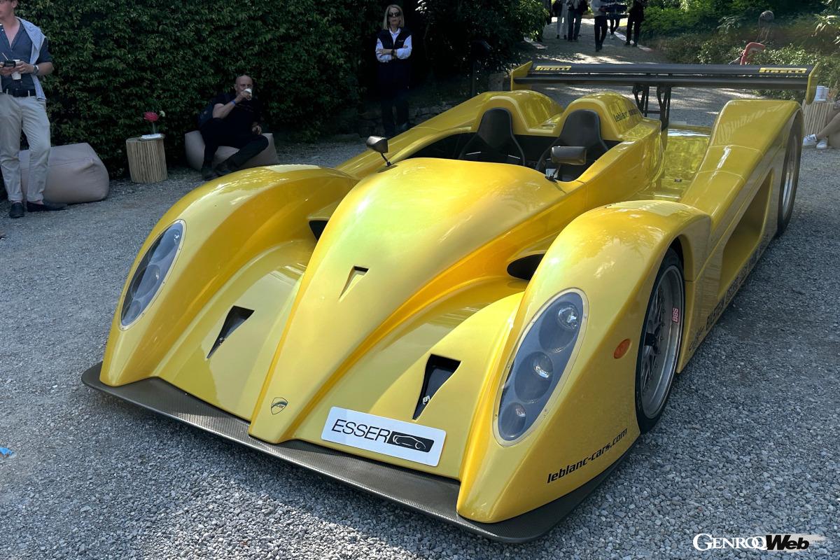 ケーニグセグCC8S（販売終了）をベースに、スイスのヴィステック社が開発したワンオフ「ルブラン・ミラボー」。大胆なシルエットにもかかわらず公道走行可能で、車重は僅か800kgという。