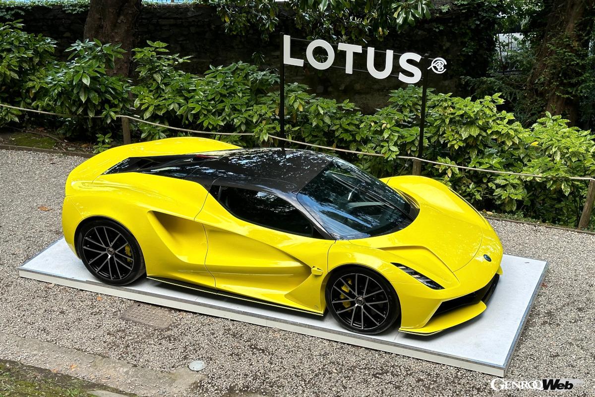 ロータスの電動ハイパーカー「エヴァイヤ」。