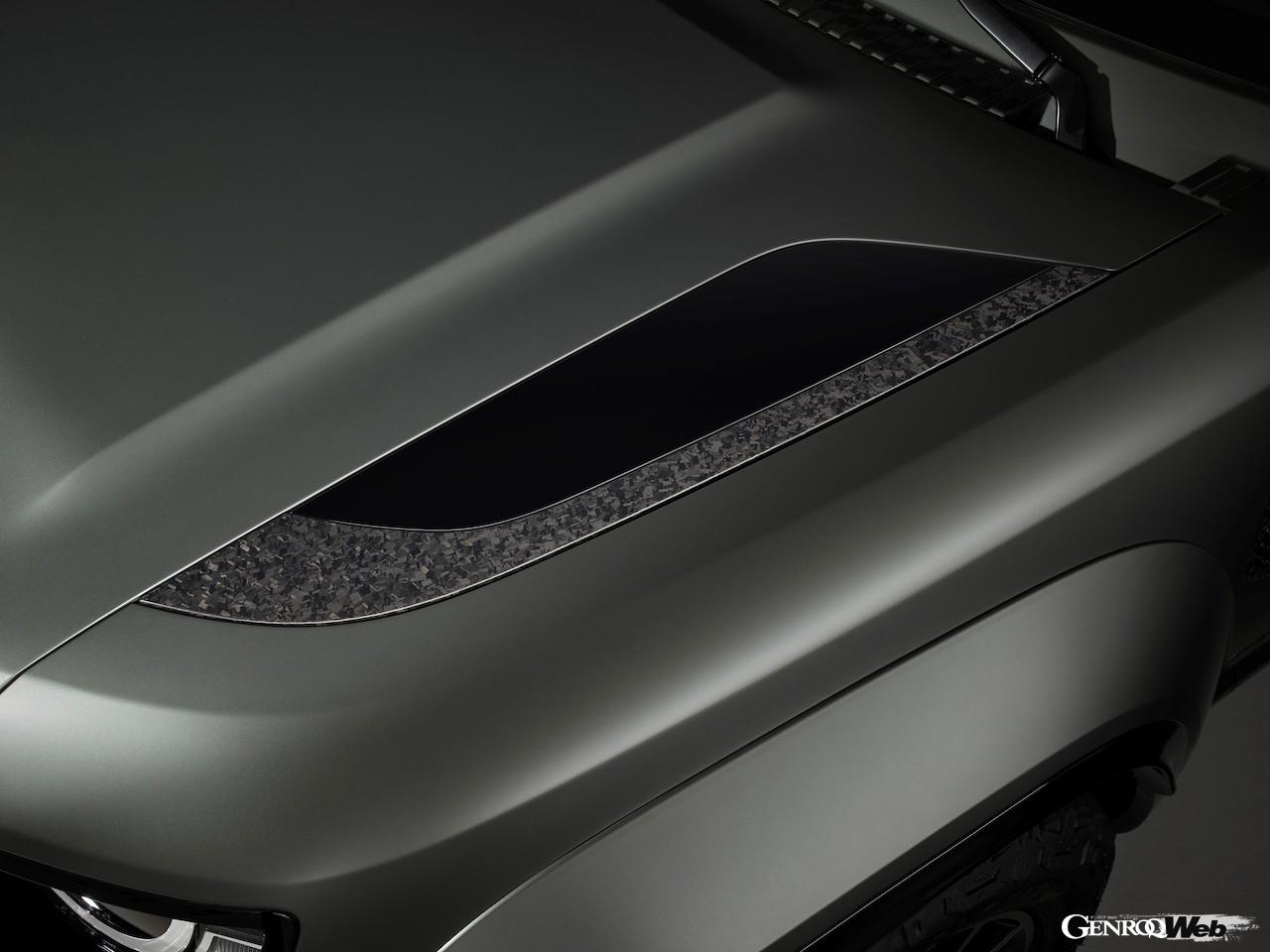 ハイパフォーマンスフラッグシップ「ディフェンダー オクタ」のディテール。