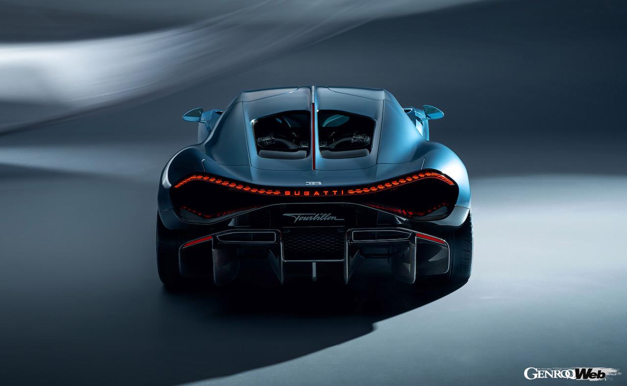 最新ハイパースポーツ「ブガッティ トゥールビヨン」のエクステリア。