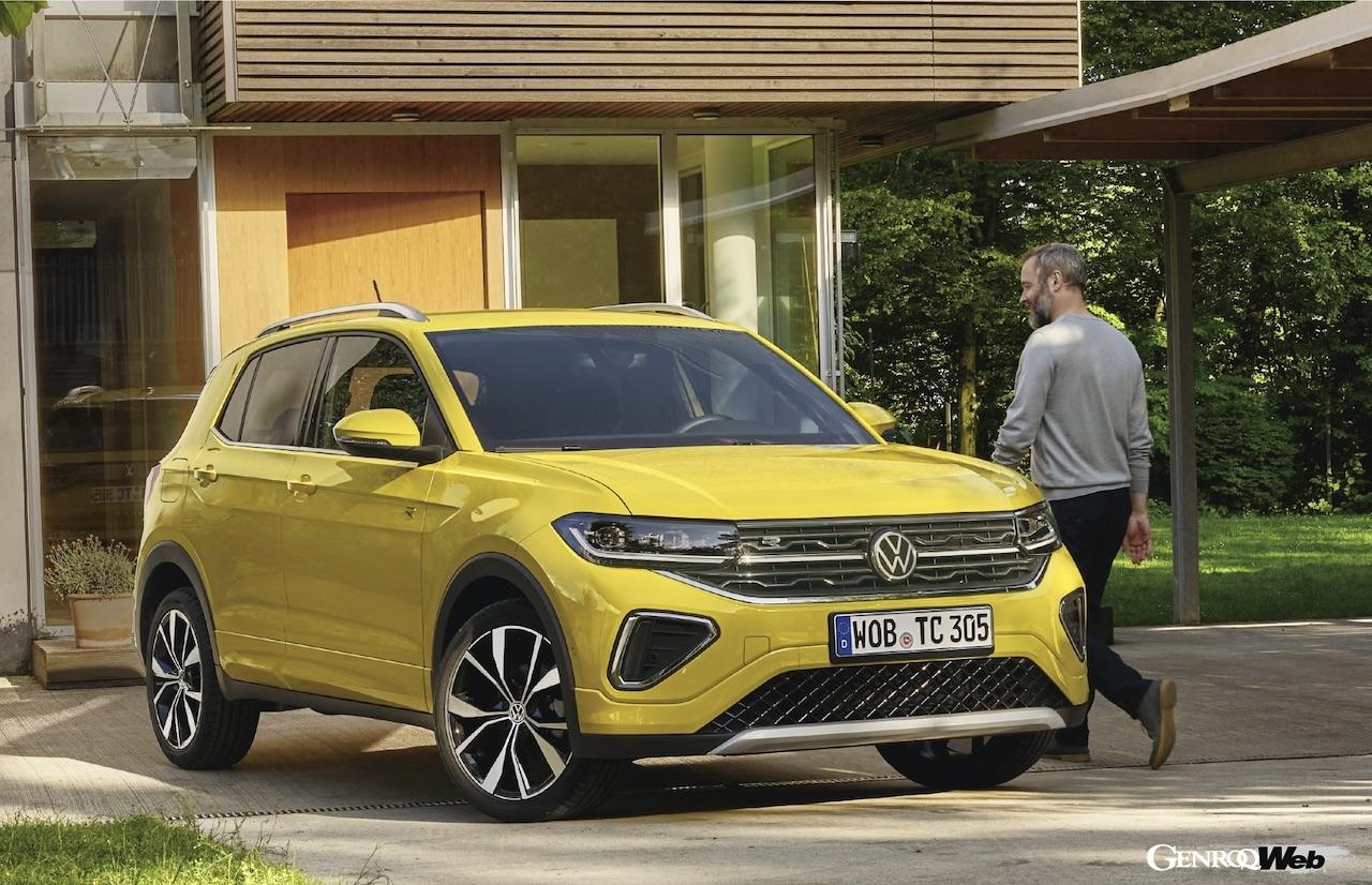 「フォルクスワーゲン T-Cross」改良新型のエクステリア。