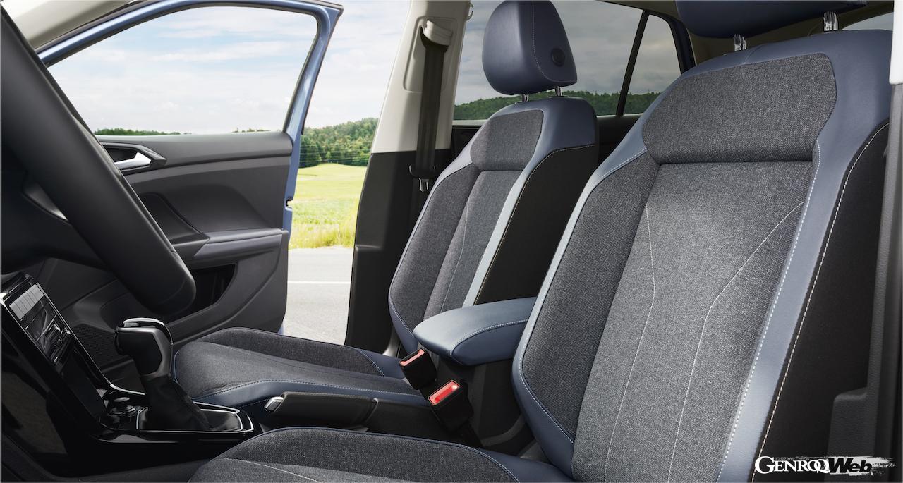 「フォルクスワーゲン T-Cross」改良新型のインテリア。