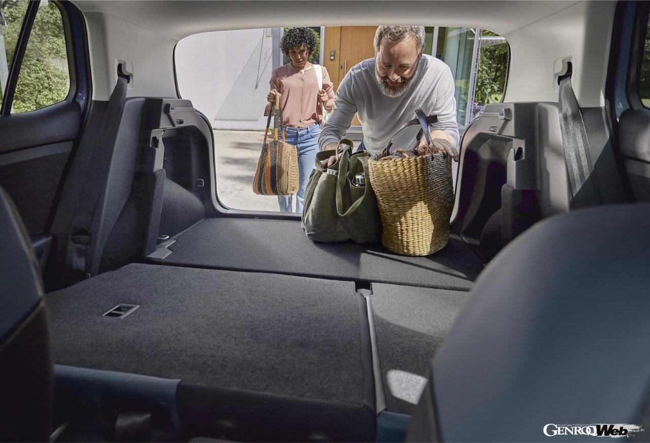 「フォルクスワーゲン T-Cross」改良新型のラゲッジルーム。