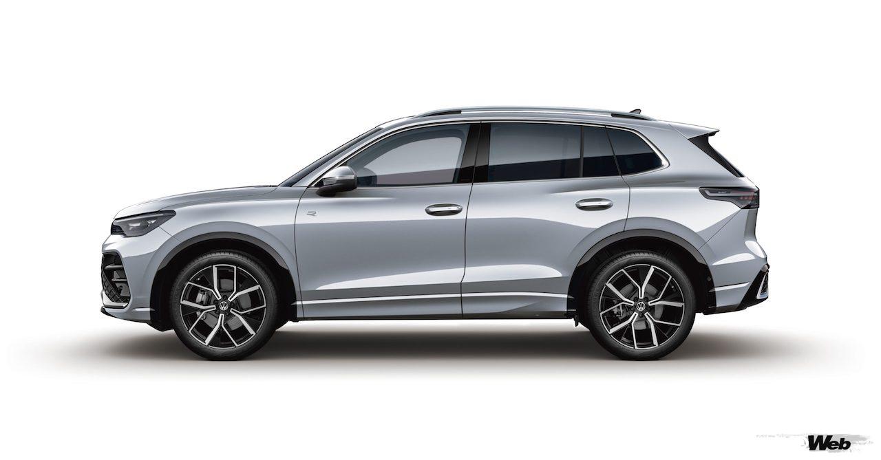 新型「フォルクスワーゲン ティグアン」のボディカラー「オイスターシルバーメタリック」。