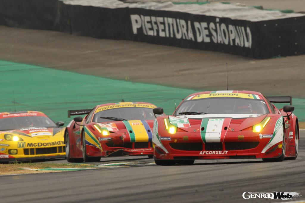 2012年と2013年のサンパウロ6時間レースでは、LMGTEプロ・クラスに参戦したフェラーリ 458 イタリア GT2が勝利を飾っている。