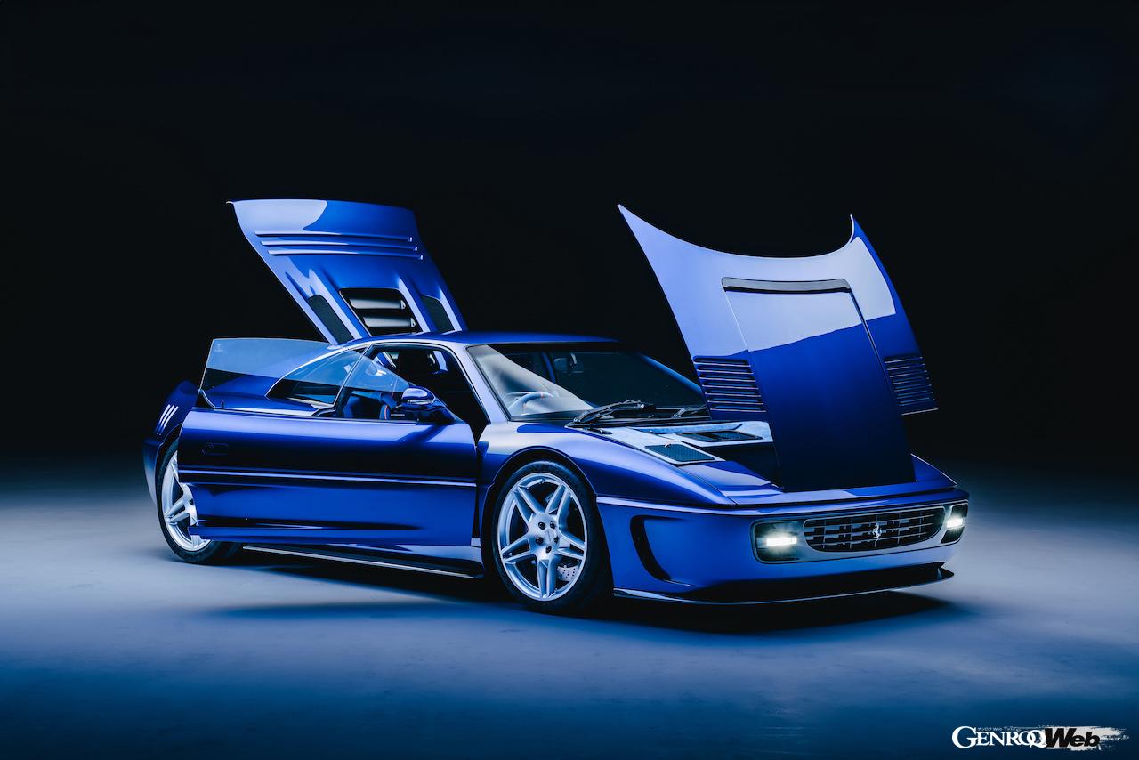 英国のエヴォルート・アウトモビリが手がけたレストモッド「355 by エヴォルート」のエクステリア。