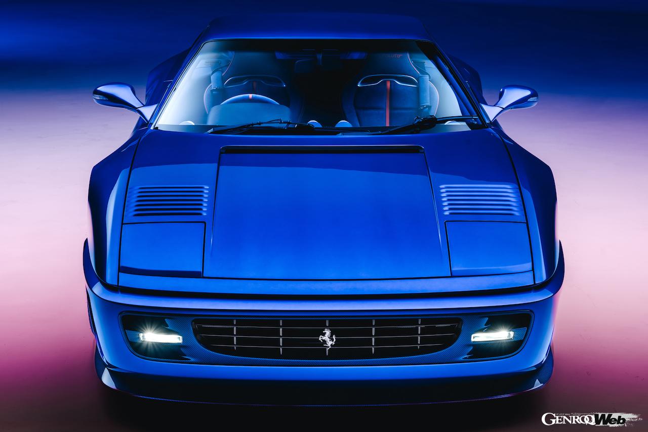 英国のエヴォルート・アウトモビリが手がけたレストモッド「355 by エヴォルート」のエクステリア。