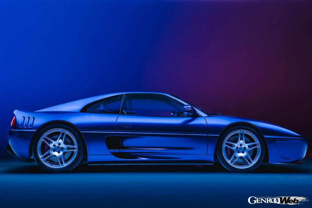 英国のエヴォルート・アウトモビリが手がけたレストモッド「355 by エヴォルート」のエクステリア。