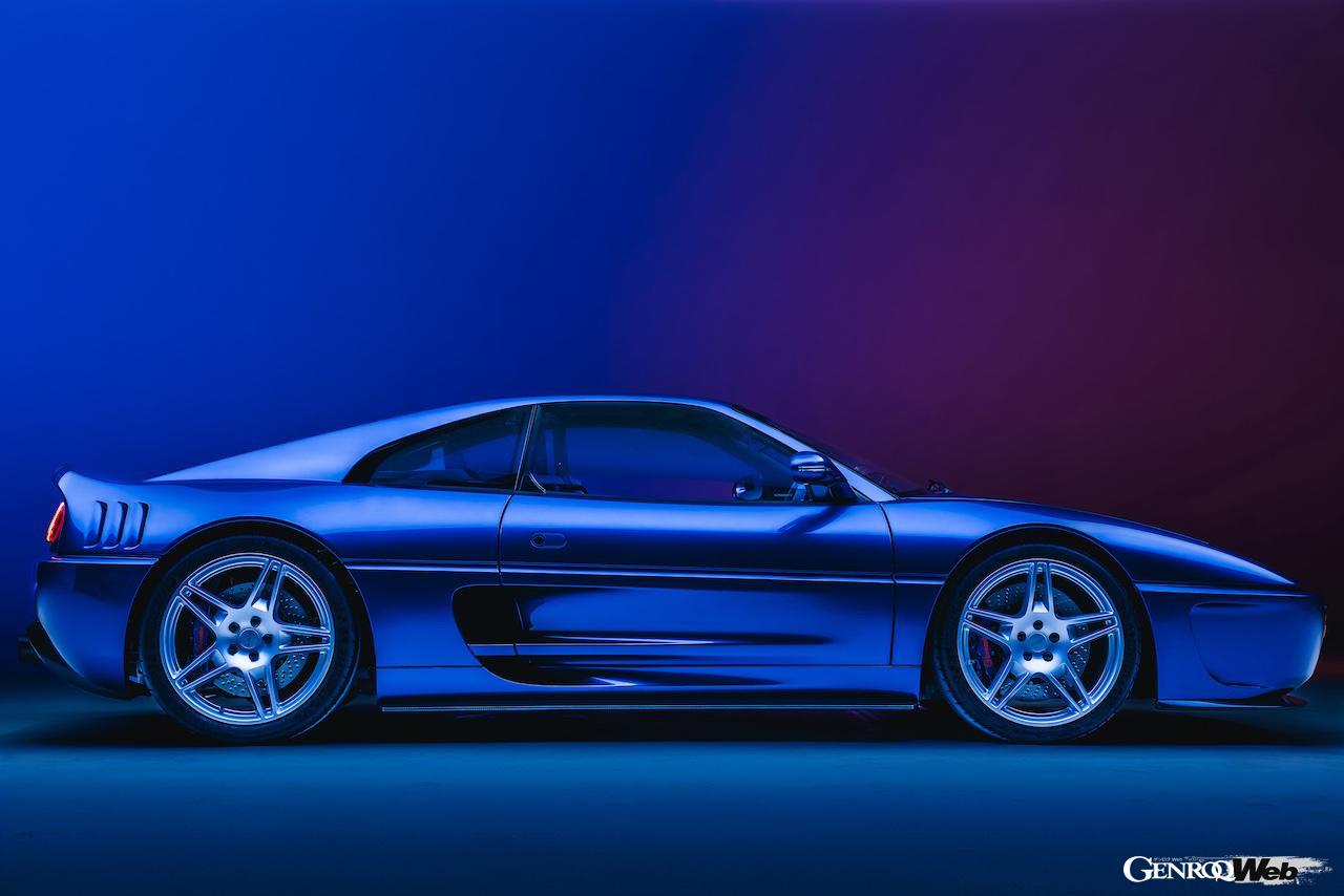 英国のエヴォルート・アウトモビリが手がけたレストモッド「355 by エヴォルート」のエクステリア。