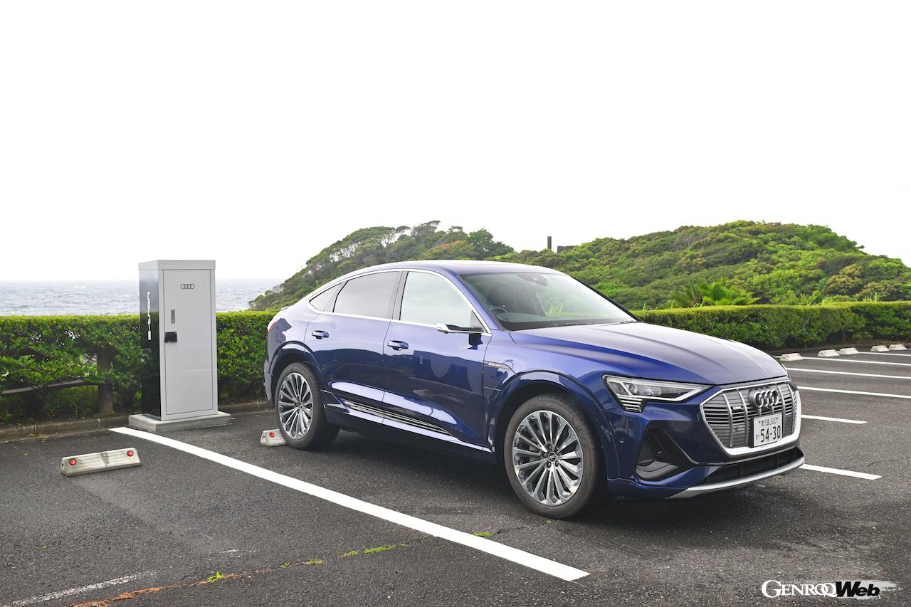 アウディ ジャパンが「THE HOTEL YAKUSHIMA Ocean ＆ Forest」に設置した、EV充電器用耐塩害ボックス。