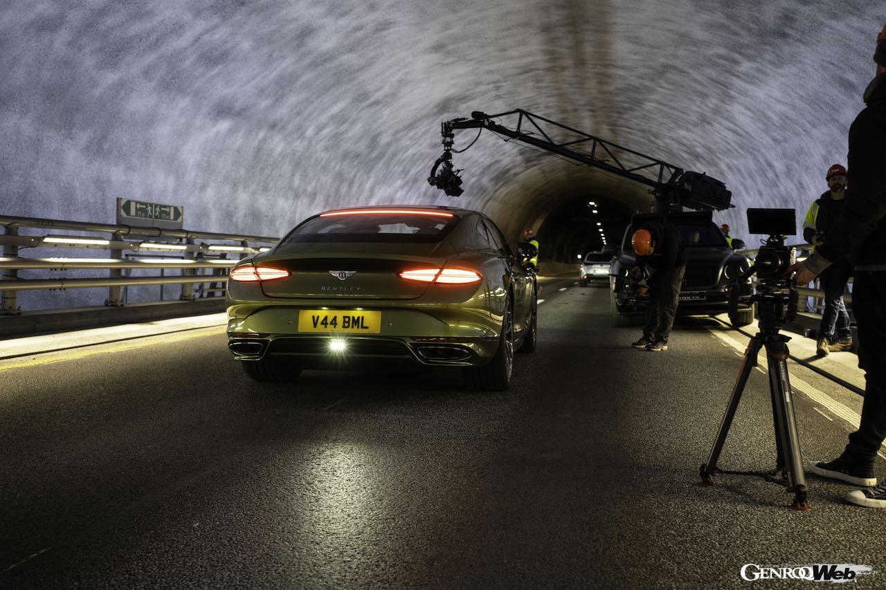 「海底トンネルでの世界最速記録」を樹立した、新型ベントレー コンチネンタル GT スピード。
