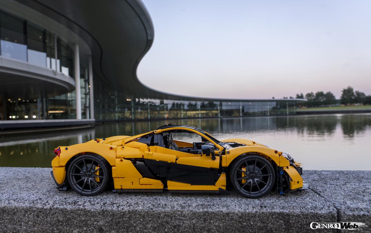 2024年8月1日に、レゴ公式ショッピングサイトにおいて販売が開始される「レゴ テクニック McLaren P1」。