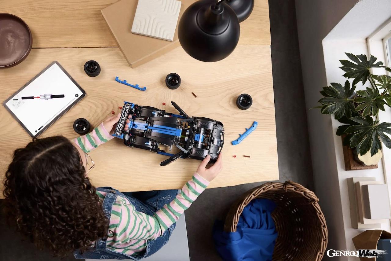 2024年8月1日に販売を開始し、現在公式サイトで予約受付中の「レゴ テクニック ポルシェ GT4 eパフォーマンス」。