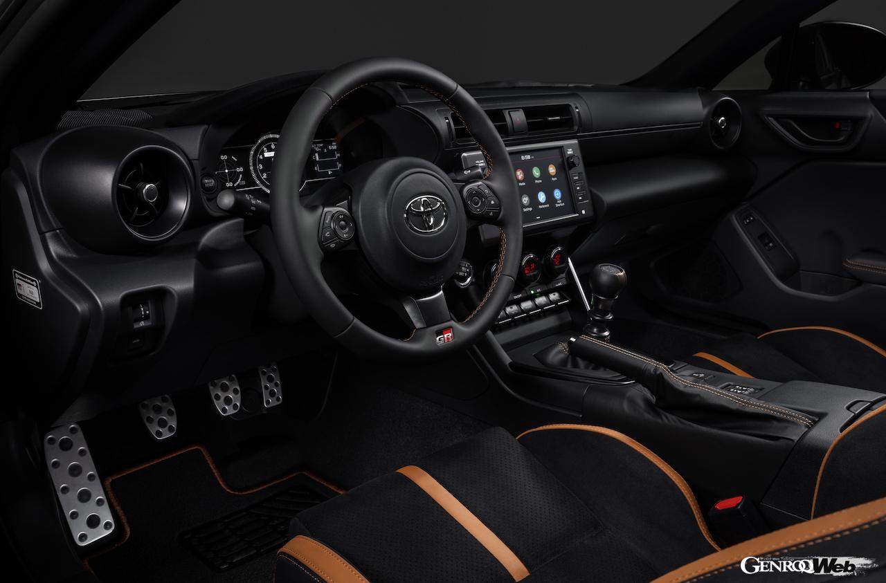 北米に導入される特別仕様車「GR86 ハコネ スペシャル エディション」のインテリア。