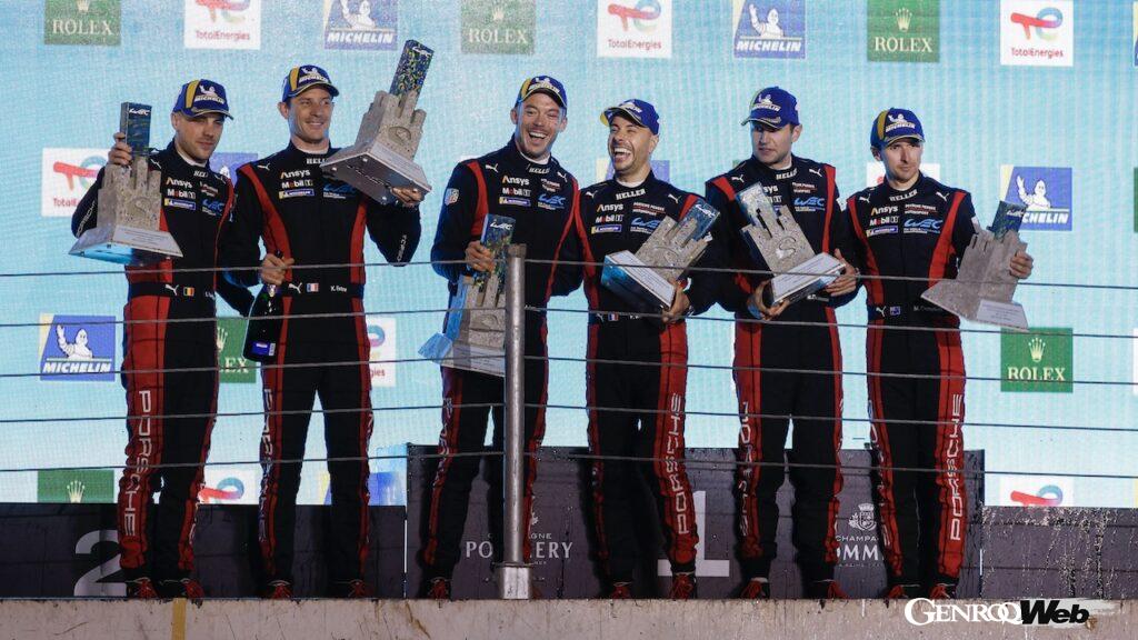 トヨタ GR010 ハイブリッド 8号車がレースをリードする中、アクシデントで遅れた6号車が素晴らしい追い上げを披露。2位表彰台を獲得し、ドライバーズ選手権におけるリードを拡大した。