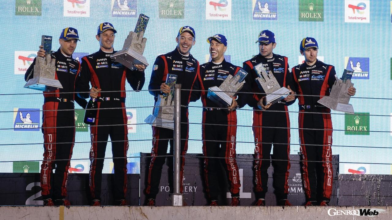 トヨタ GR010 ハイブリッド 8号車がレースをリードする中、アクシデントで遅れた6号車が素晴らしい追い上げを披露。2位表彰台を獲得し、ドライバーズ選手権におけるリードを拡大した。