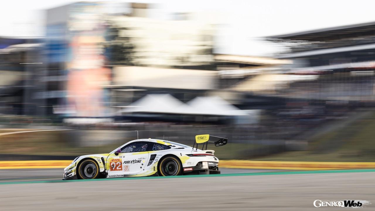 第5戦サンパウロ6時間レースにおいて、LMGT3クラスで勝利を飾ったマンタイ・ピュアレクシングのポルシェ 911 GT3 R LMGT3 92号車。