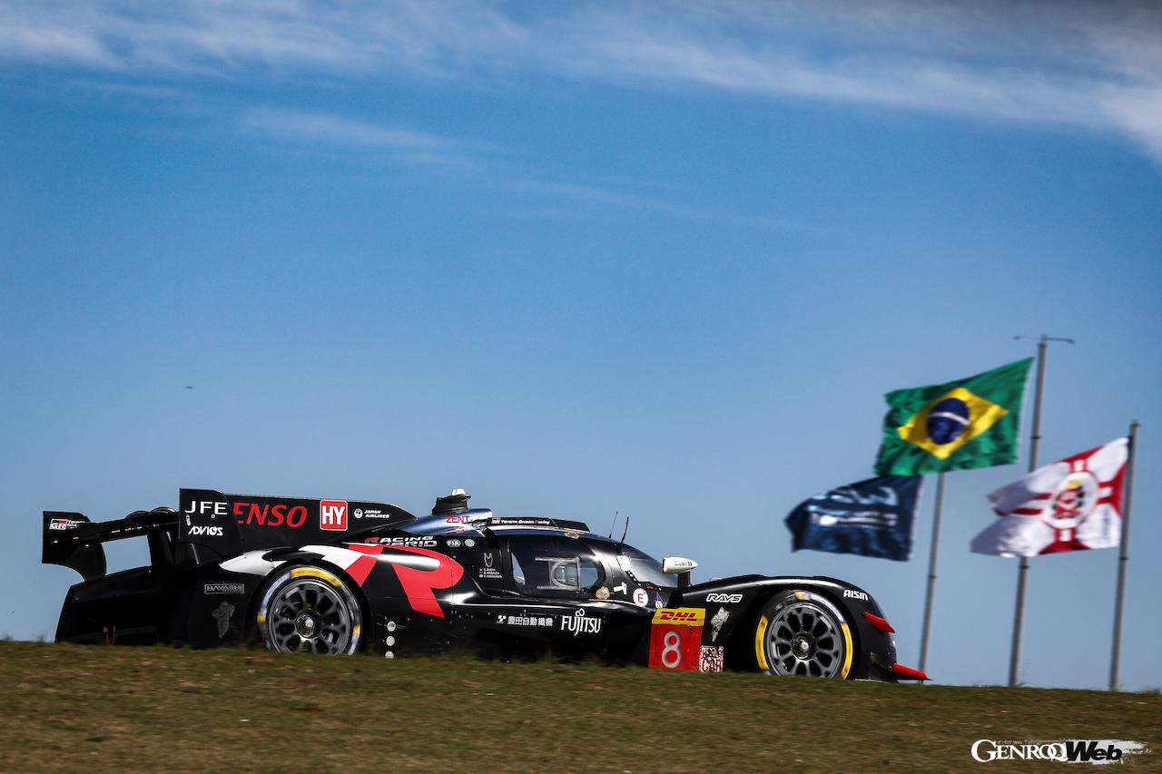 第5戦サンパウロ6時間レースを制したトヨタ GR010 ハイブリッド 8号車。