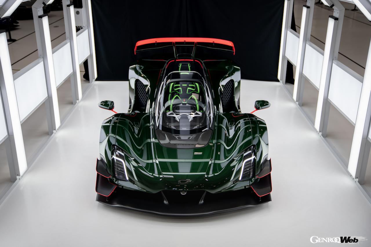 グッドウッドのヒルクライムステージで市販車最速となる「48秒82」をマークした、ジンガー 21C。