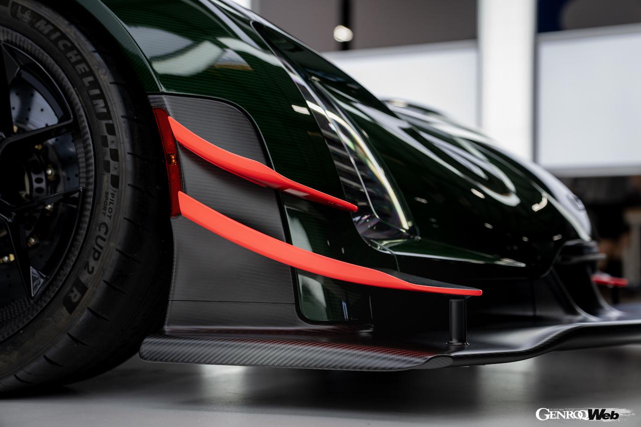 グッドウッドのヒルクライムステージで市販車最速となる「48秒82」をマークした、ジンガー 21C。