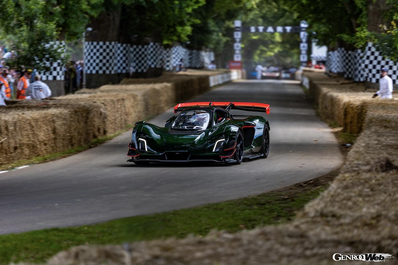 グッドウッドのヒルクライムで最高出力1250PSのタンデム型ハイパーカー