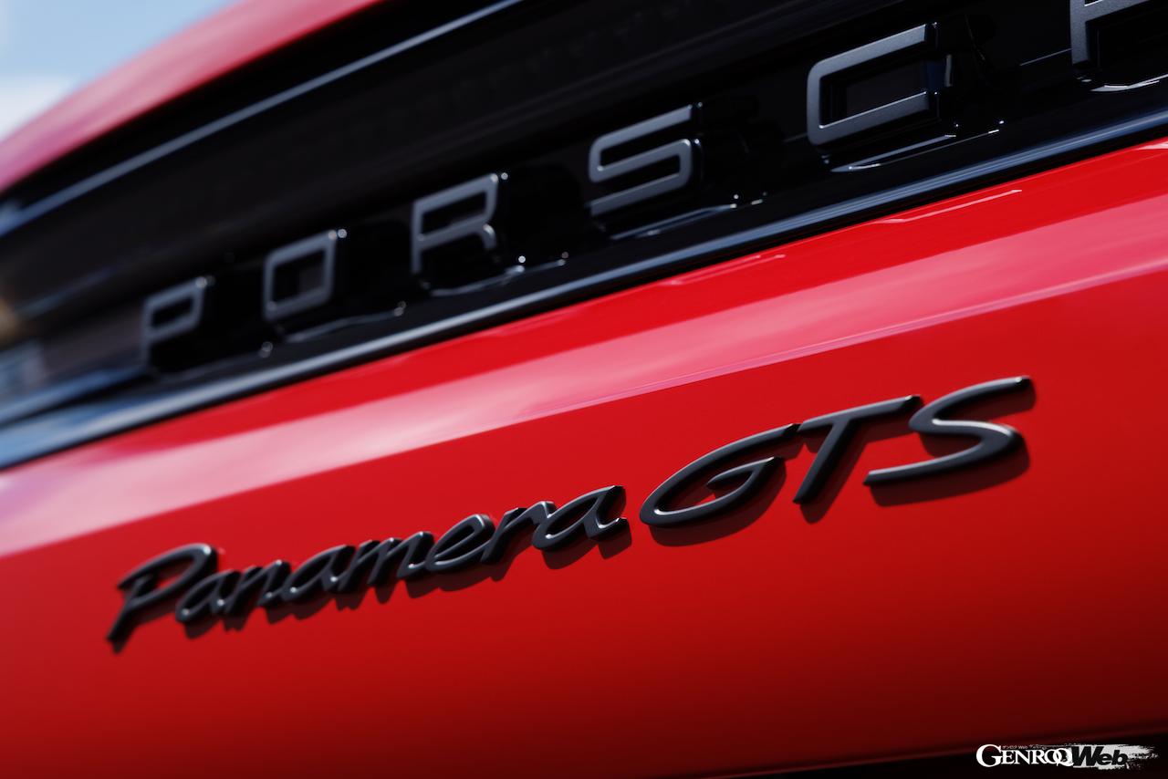 ICEパフォーマンスモデル「ポルシェ パナメーラ GTS」のロゴマーク。
