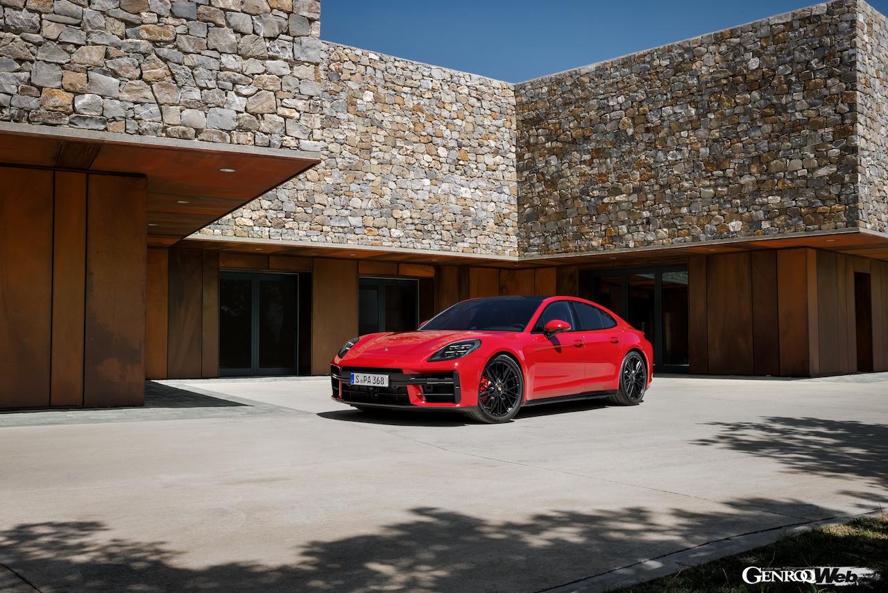 ICEパフォーマンスモデル「ポルシェ パナメーラ GTS」のエクステリア。