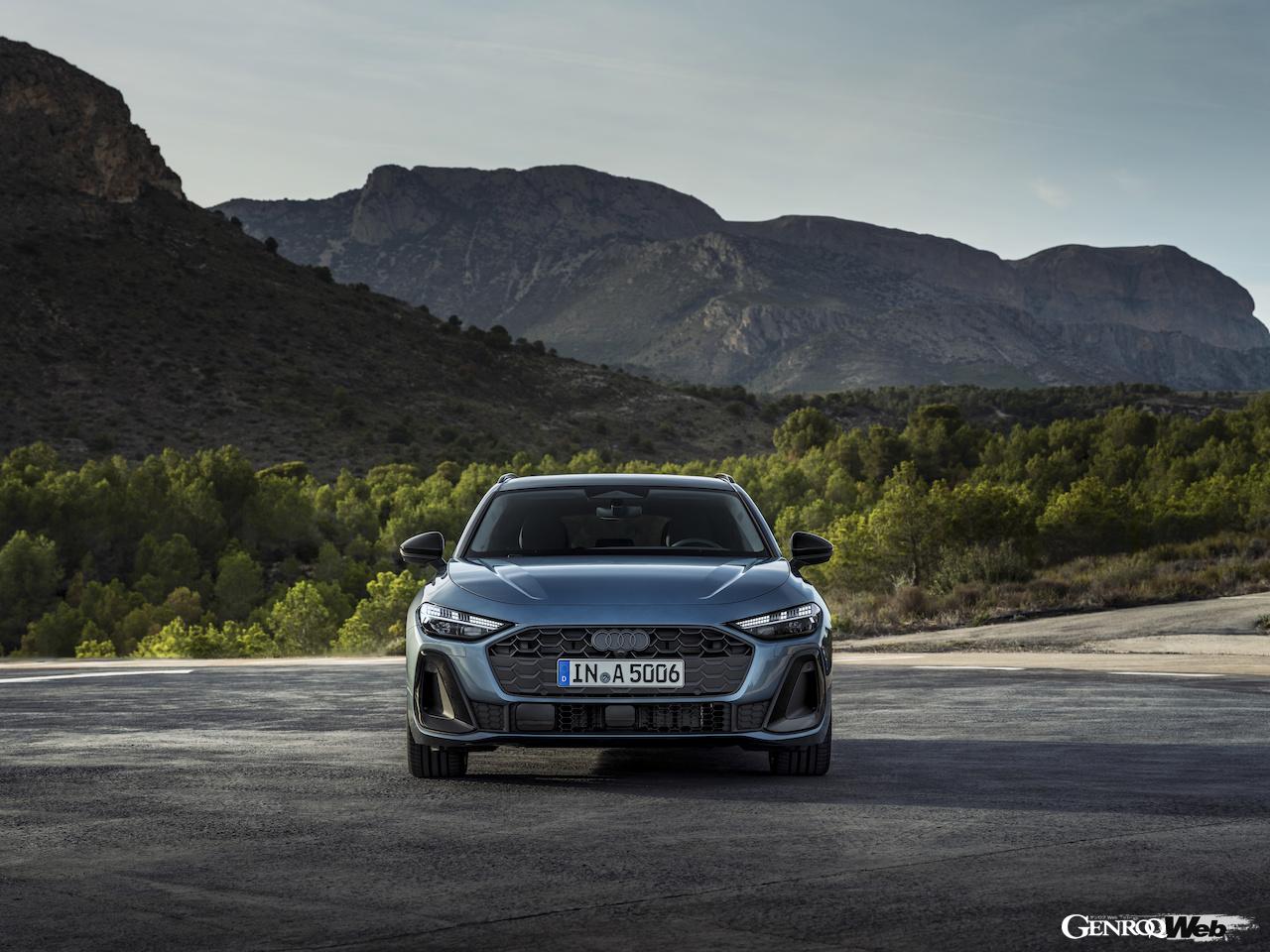 新型「アウディ A5 アバント」のエクステリア。