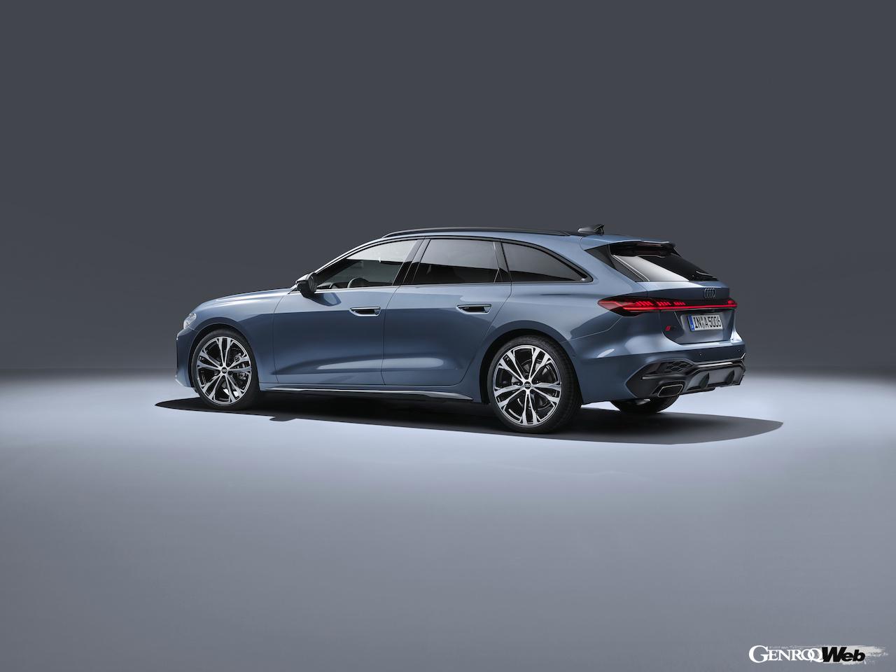 新型「アウディ A5 アバント」のエクステリア。