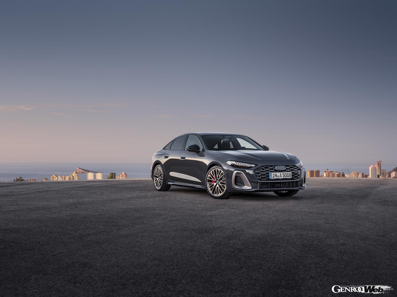 新型「アウディ A5 セダン」のエクステリア。