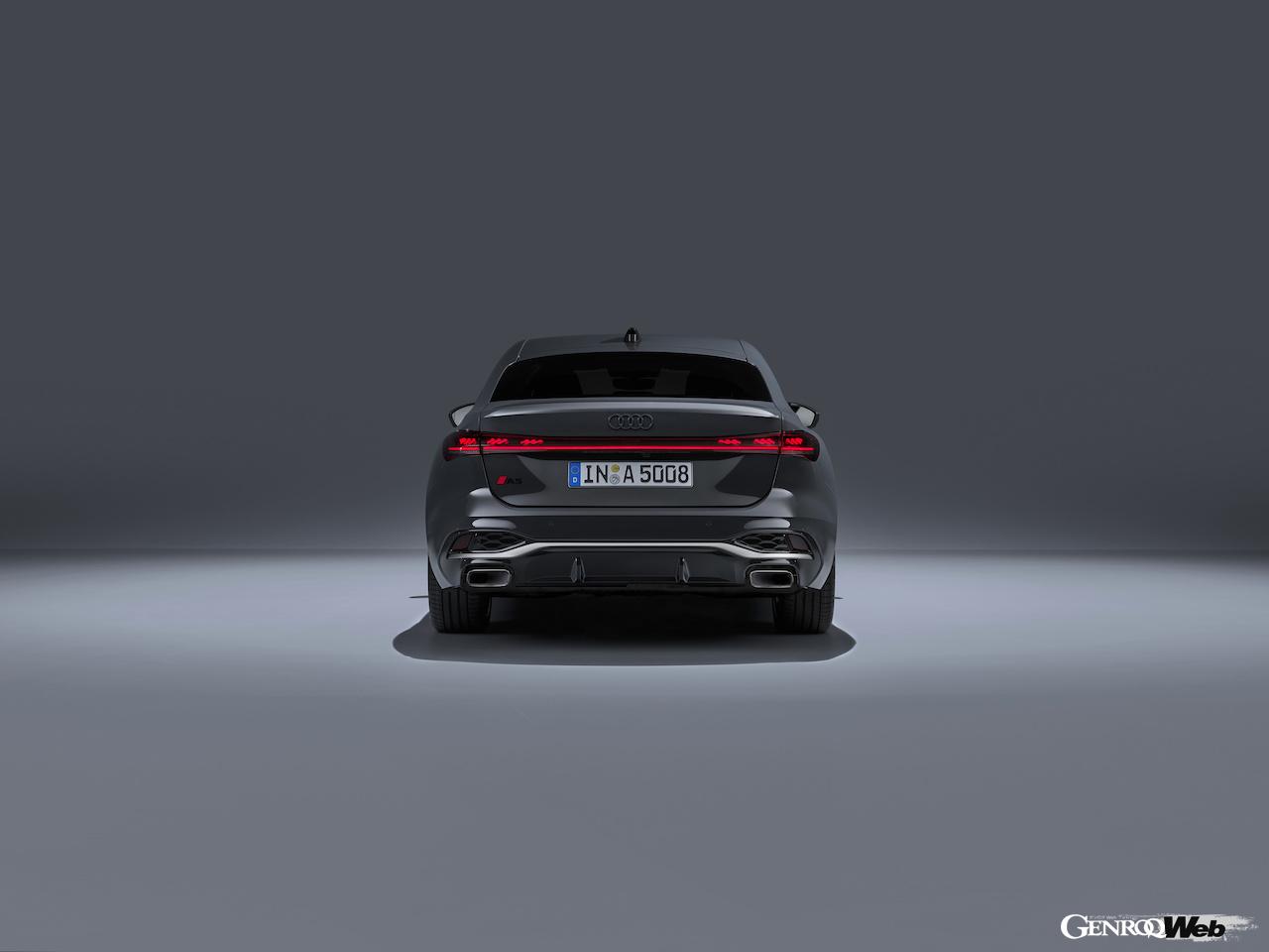 新型「アウディ A5 セダン」のエクステリア。
