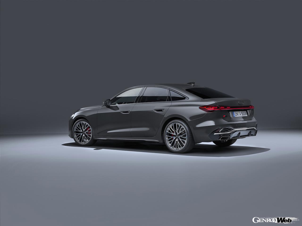 新型「アウディ A5 セダン」のエクステリア。