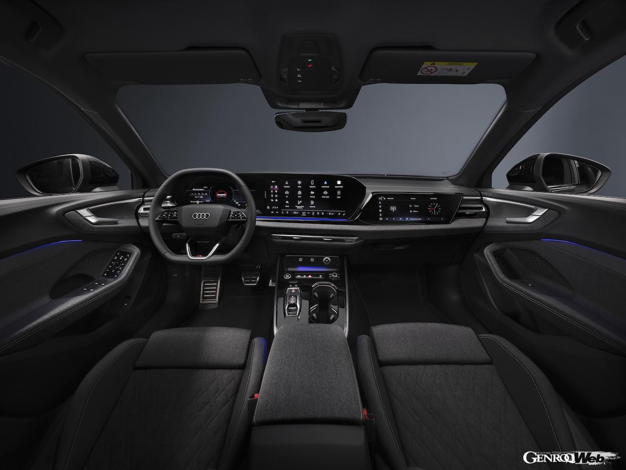 新型「アウディ A5 セダン」のインテリア。