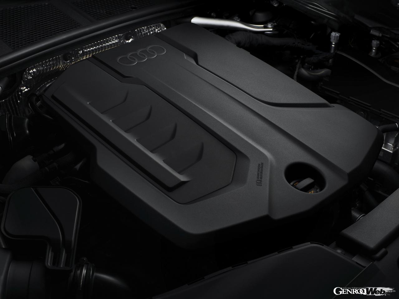 新型「アウディ A5 セダン」のパワートレイン。