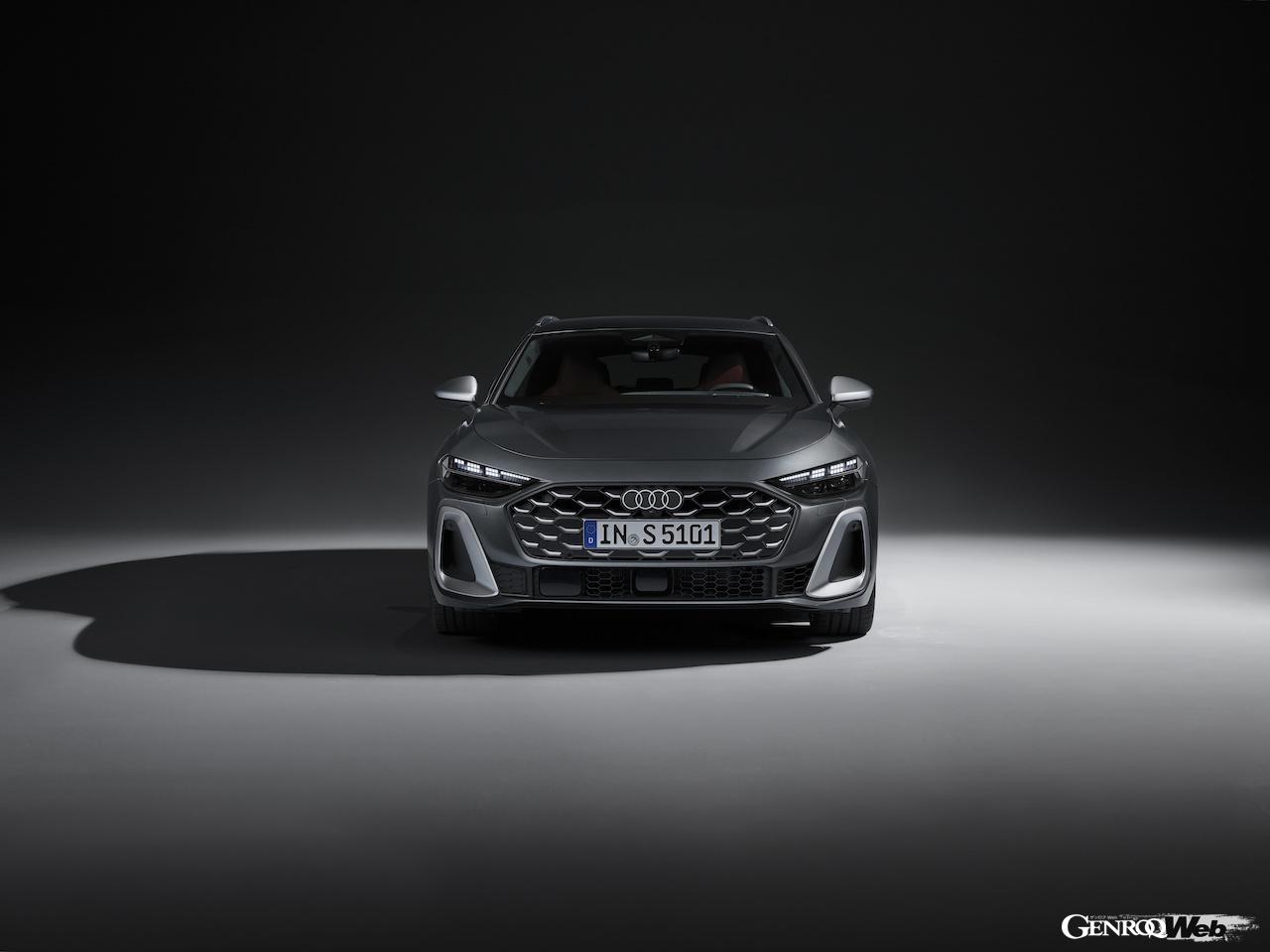 新型「アウディ S5 アバント」のエクステリア。