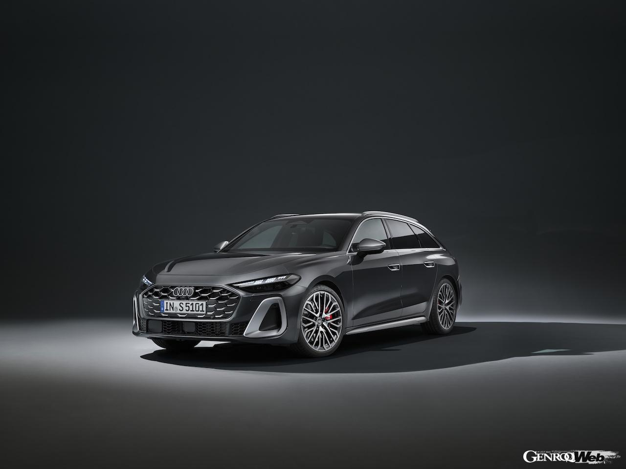新型「アウディ S5 アバント」のエクステリア。