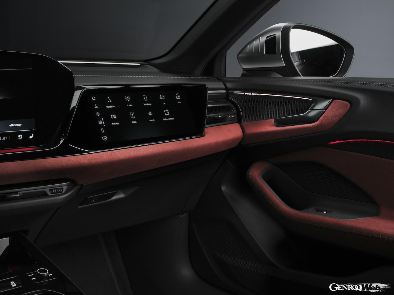 新型「アウディ S5 アバント」のインテリア。