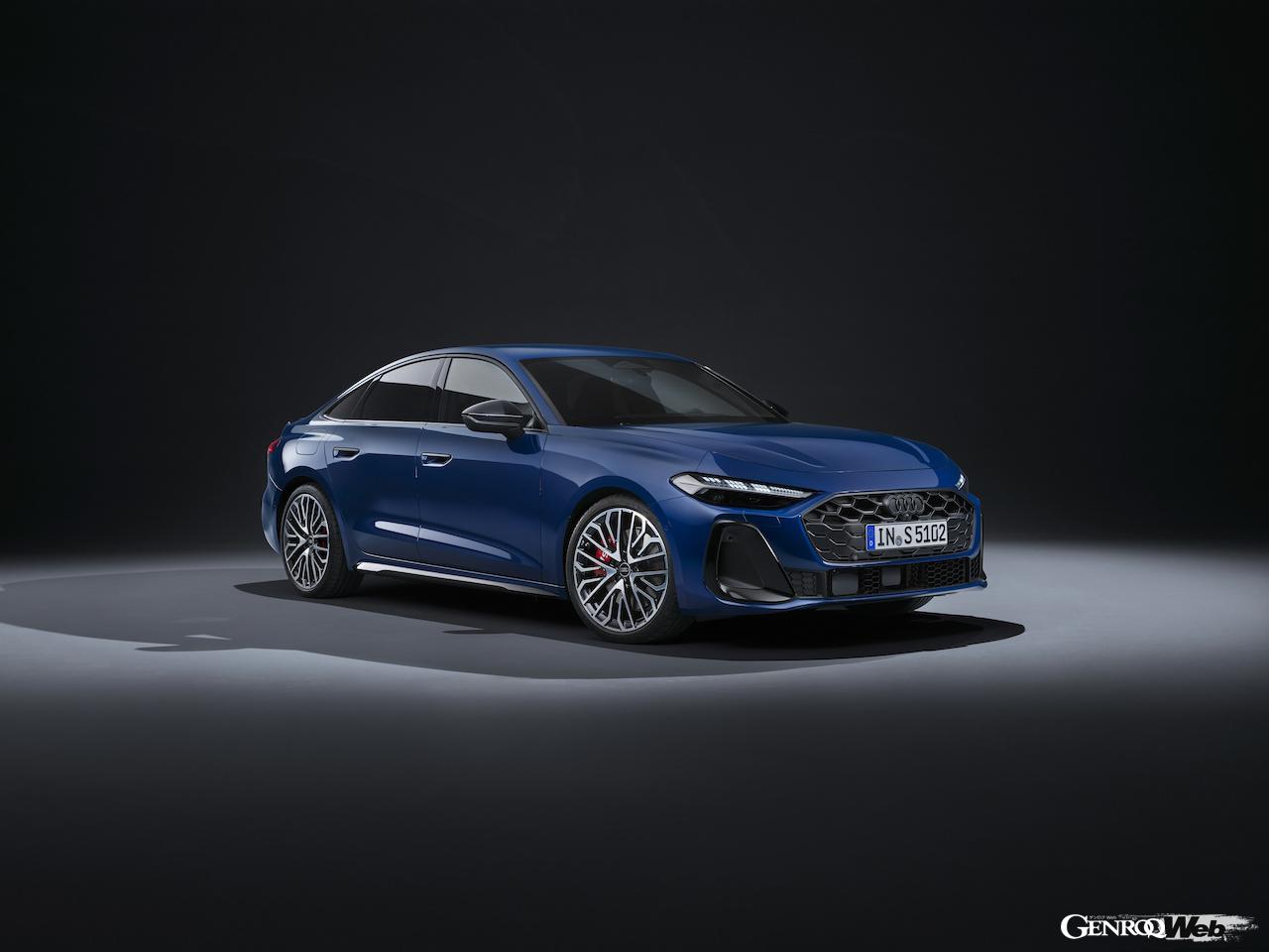 新型「アウディ S5 セダン」のエクステリア。