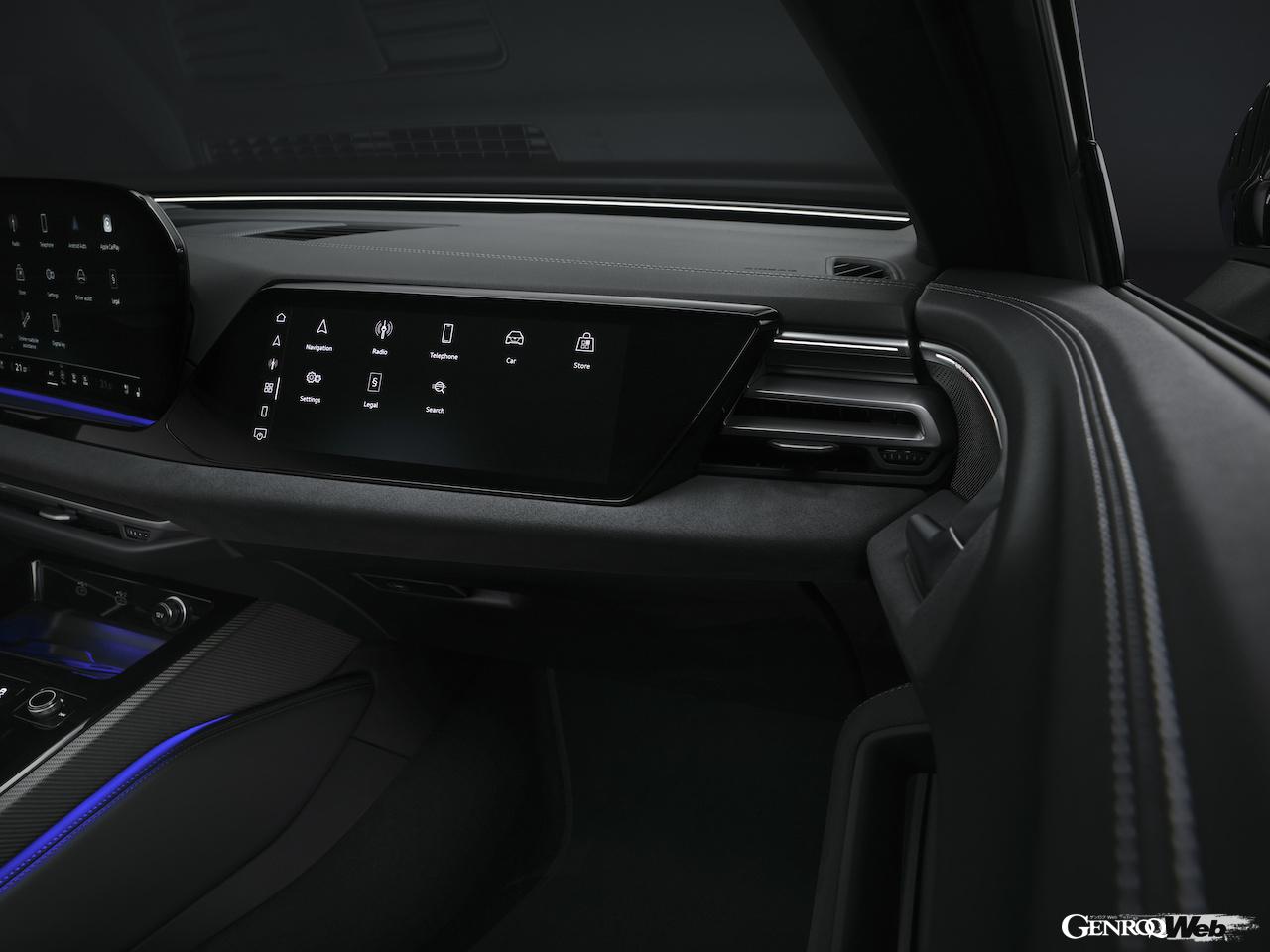 新型「アウディ S5 セダン」のインテリア。