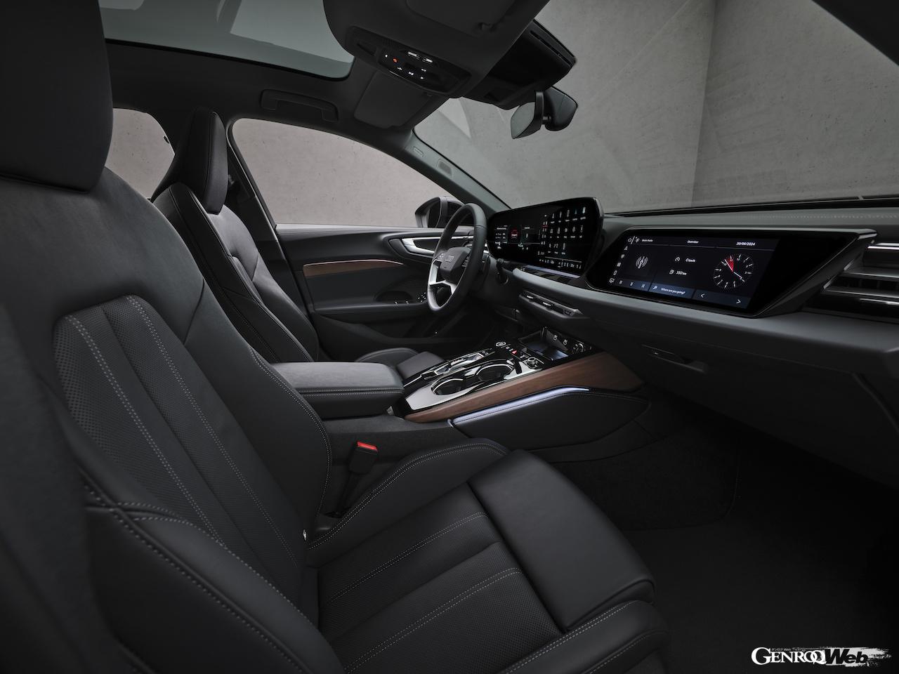 新型「アウディ A5 アバント」のインテリア。