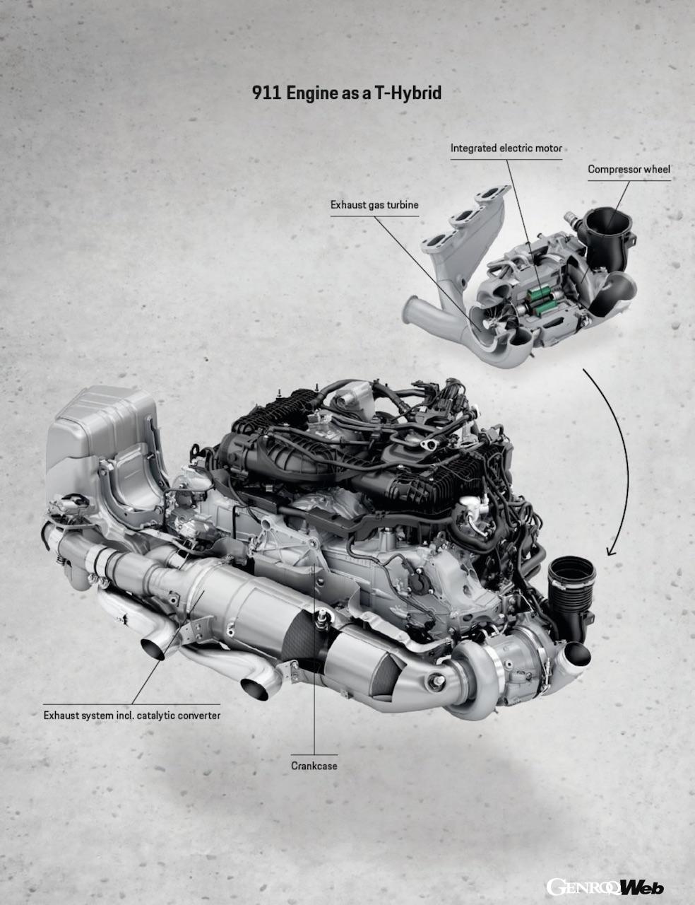 ポルシェ初の6気筒ボクサーエンジンの軽量コンパクトな設計、高いパフォーマンスは、その後のすべての開発のベースを築くことになった。