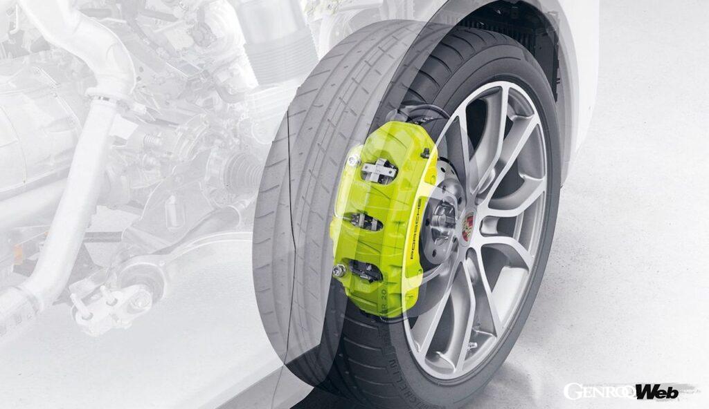 ブレーキの制動力をエネルギーへと変換する回生機能。フィーリングの異なる回生ブレーキと油圧ブレーキのバランスをいかに自然にするか、ソフトウェアの調整が行われている。