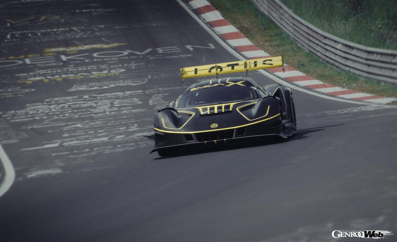 ニュルブルクリンクアタックのために1台のみが製作されたサーキット専用モデル「エヴァイヤ X」。