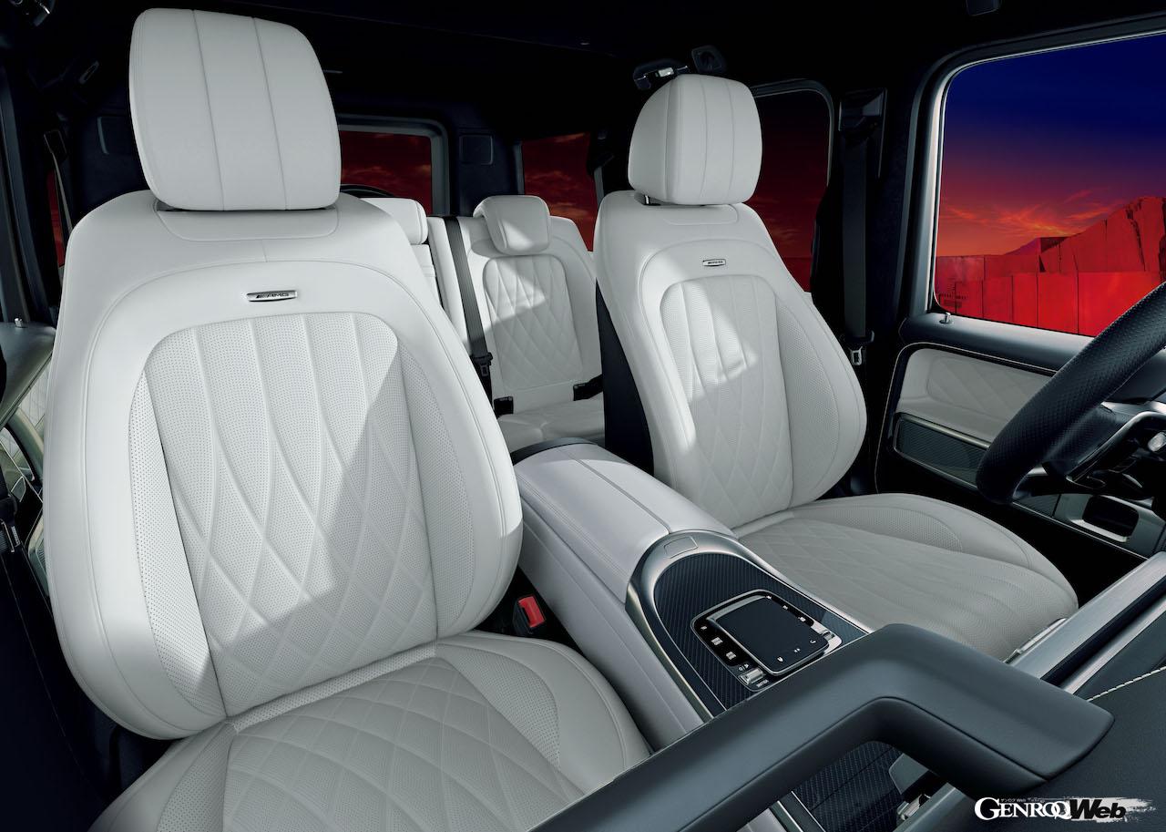 「メルセデス AMG G 63 ローンチエディション」のインテリア。