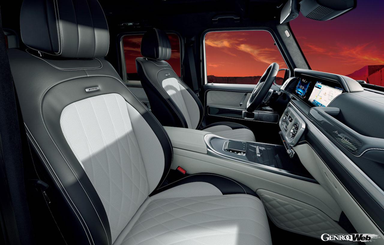 「メルセデス AMG G 63 ローンチエディション」のインテリア。