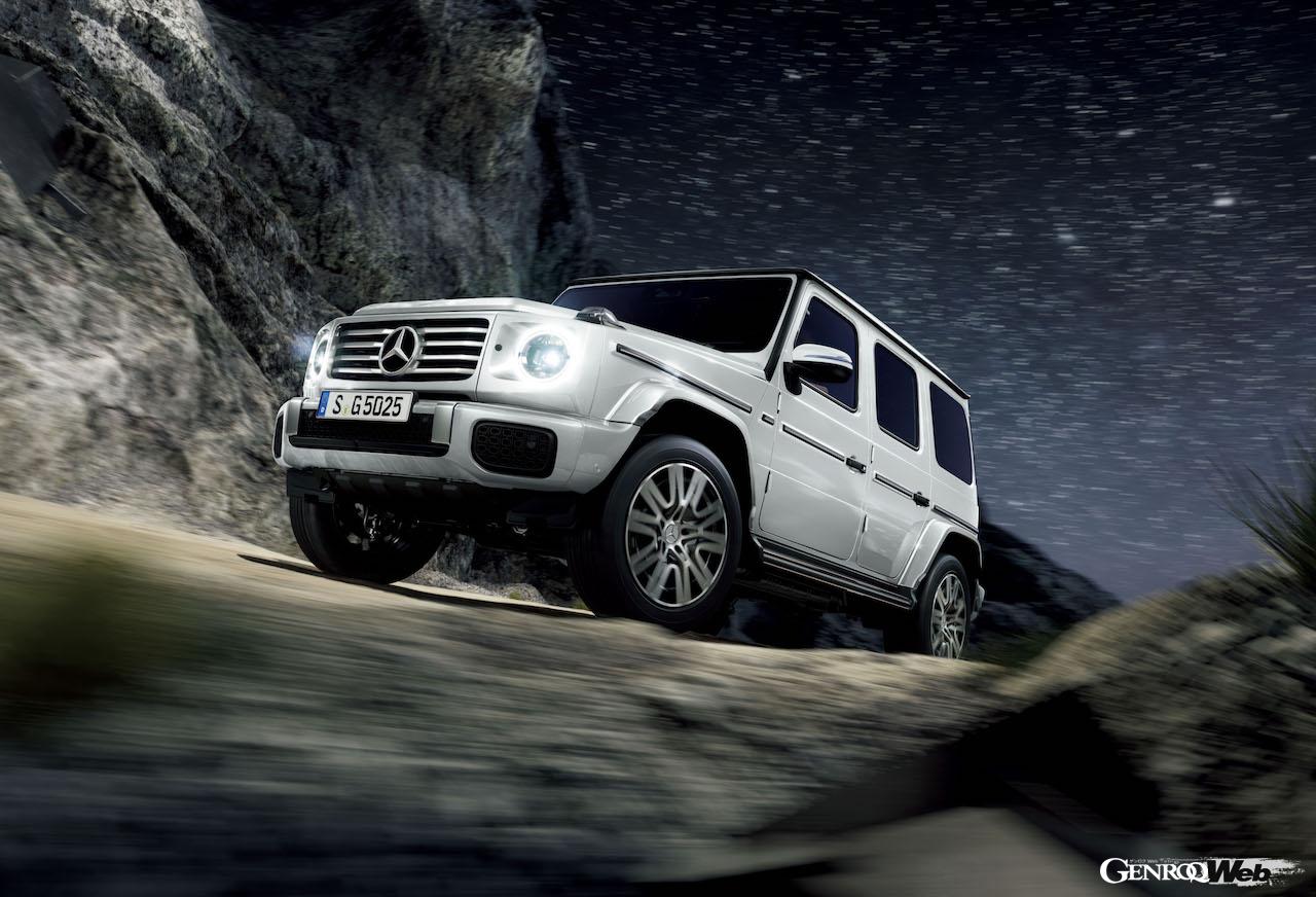「メルセデス・ベンツ G 450 d ローンチエディション」のエクステリア。