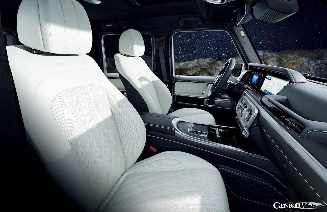 「メルセデス・ベンツ G 450 d ローンチエディション」のインテリア。