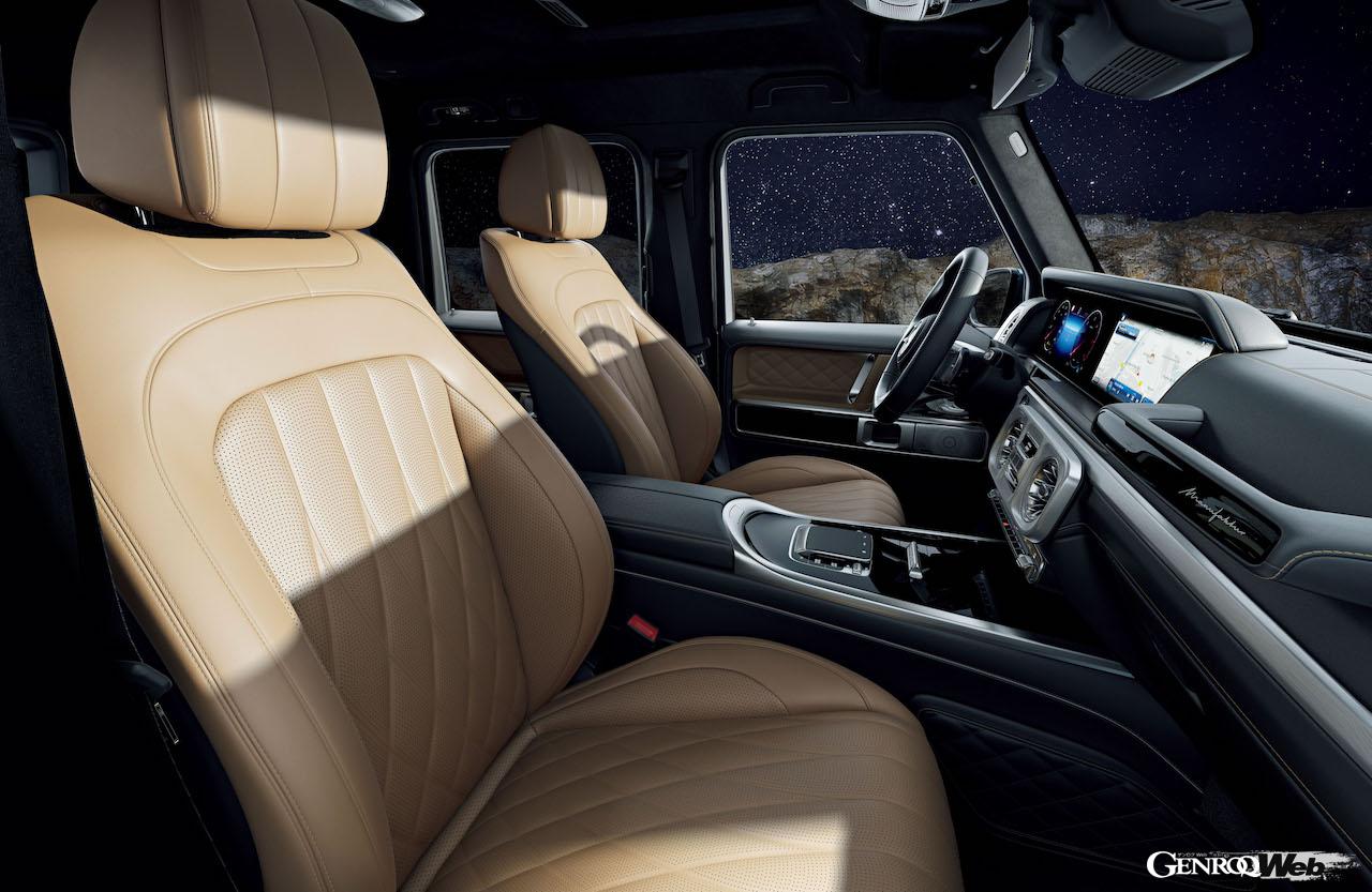 「メルセデス・ベンツ G 450 d ローンチエディション」のインテリア。